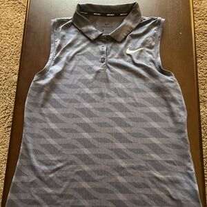 Nike Dri-fit sleeveless polo, women’s medium